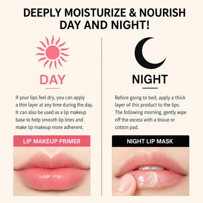 Lip Sleeping Mask, Long-Lasting Night Care Lip Balm for Dry Chapped Lips, Moisturizing & Repairing Lip Mask with Shea Butter, Deep Hydration Nourishing Lip Skin Care, 20G (03# Grapefruit)